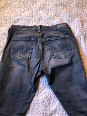 AG Gray The Legging Ankle Denim Jeans, Size 27R